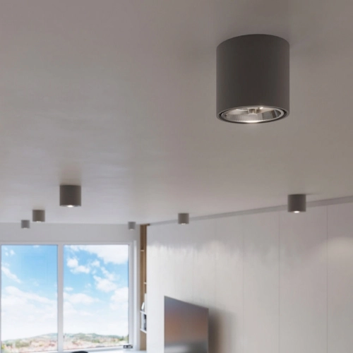 Stropní svítidlo SOLLUX Tiube GU10 1x40W bez zdroje SL.0696 šedá (obrázek 3)