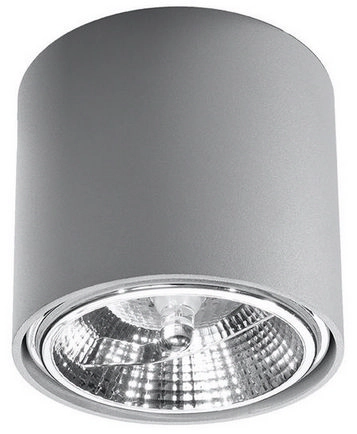 Stropní svítidlo SOLLUX Tiube GU10 1x40W bez zdroje SL.0696 šedá