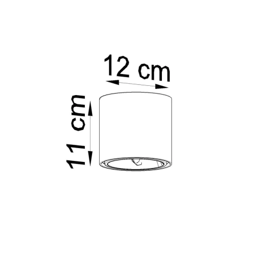 Stropní svítidlo SOLLUX Tiube GU10 1x40W bez zdroje SL.0697 černá (obrázek 6)