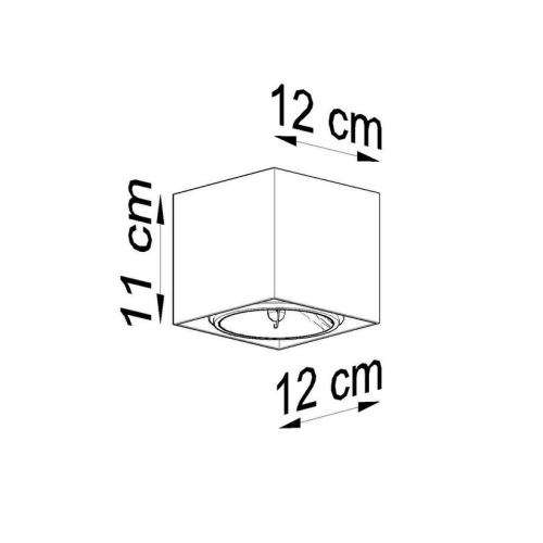 Stropní svítidlo SOLLUX Blake GU10 1x40W bez zdroje SL.0700 černá (obrázek 7)