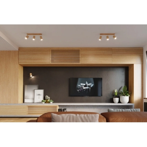 Bodové svítidlo SOLLUX Berg 3 GU10 3x40W bez zdroje SL.0703 přírodní dřevo (obrázek 6)