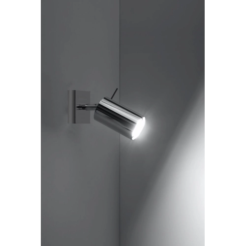 Nástěnné bodové svítidlo SOLLUX Ring GU10 1x40W bez zdroje SL.0727 chrom (obrázek 4)