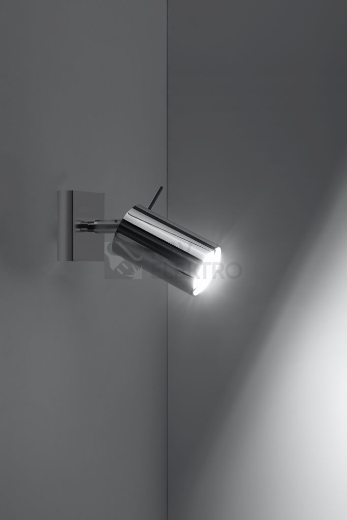 Obrázek produktu Nástěnné bodové svítidlo SOLLUX Ring GU10 1x40W bez zdroje SL.0727 chrom 2