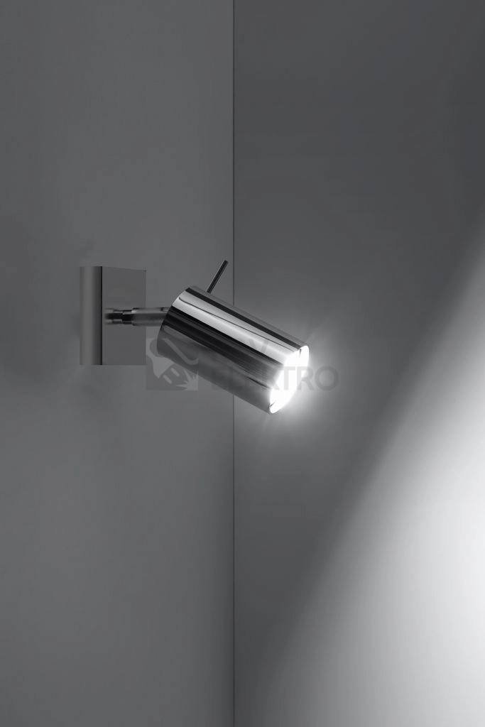Obrázek produktu Nástěnné bodové svítidlo SOLLUX Ring GU10 1x40W bez zdroje SL.0727 chrom 2