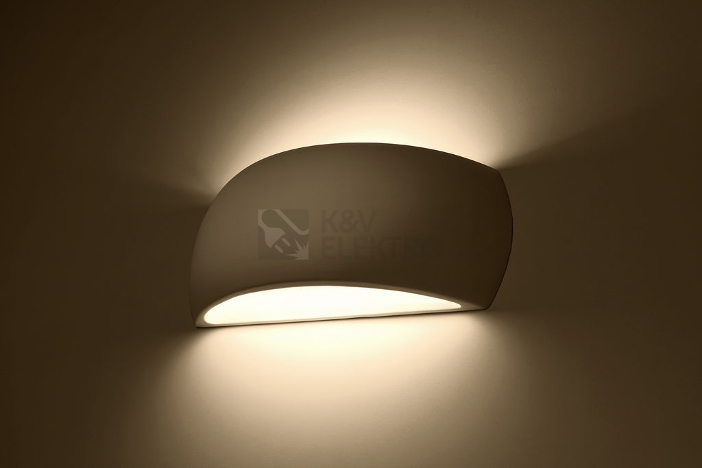 Obrázek produktu Nástěnné keramické svítidlo SOLLUX Pontius G9 1x60W bez zdroje SL.0835 bílá 2