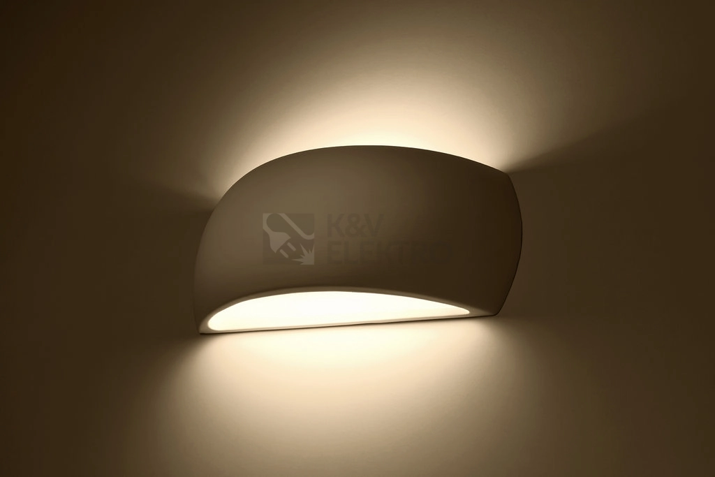 Obrázek produktu Nástěnné keramické svítidlo SOLLUX Pontius G9 1x60W bez zdroje SL.0835 bílá 2