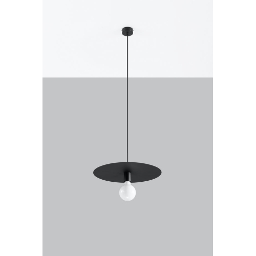 Lustr SOLLUX Flavio E27 1x60W bez zdroje SL.0853 černá