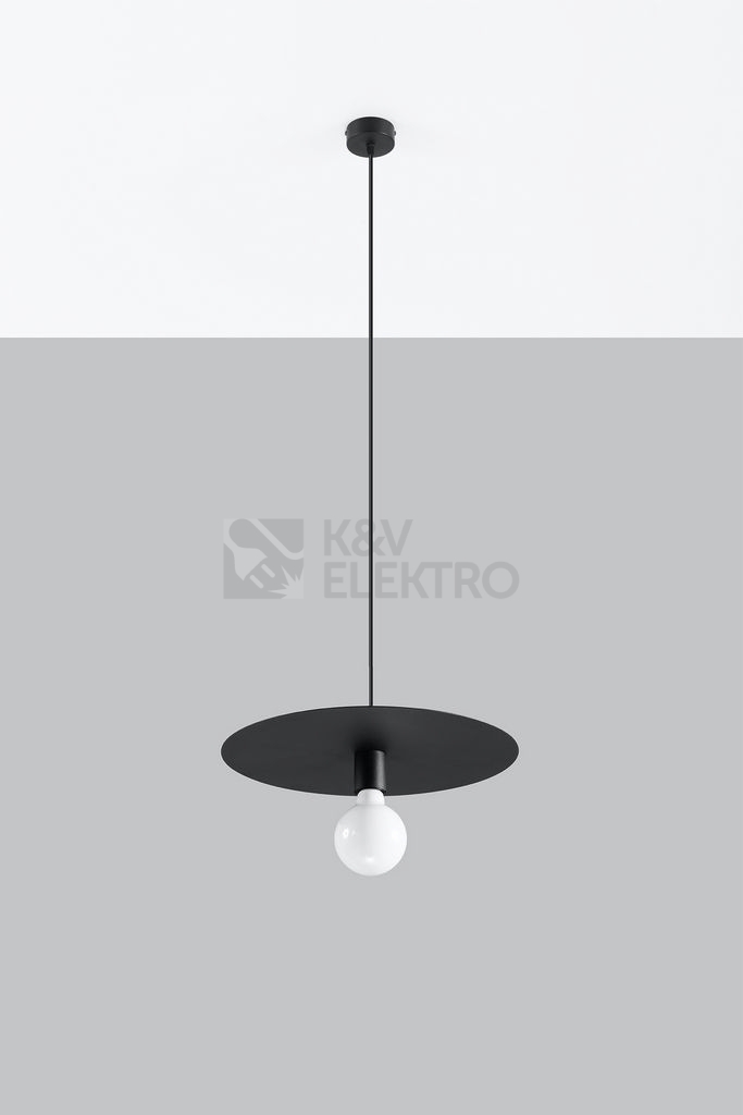 Obrázek produktu Lustr SOLLUX Flavio E27 1x60W bez zdroje SL.0853 černá 1