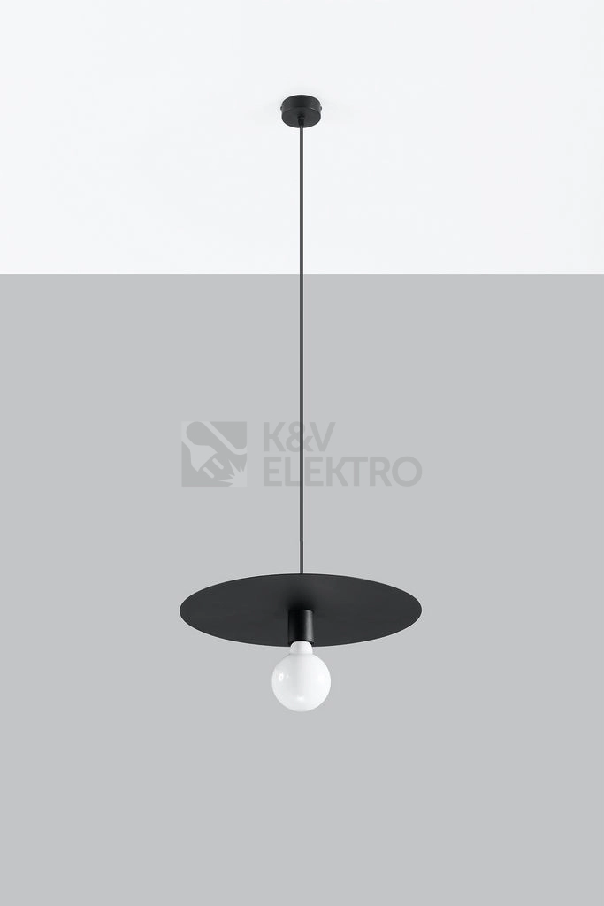 Obrázek produktu Lustr SOLLUX Flavio E27 1x60W bez zdroje SL.0853 černá 1