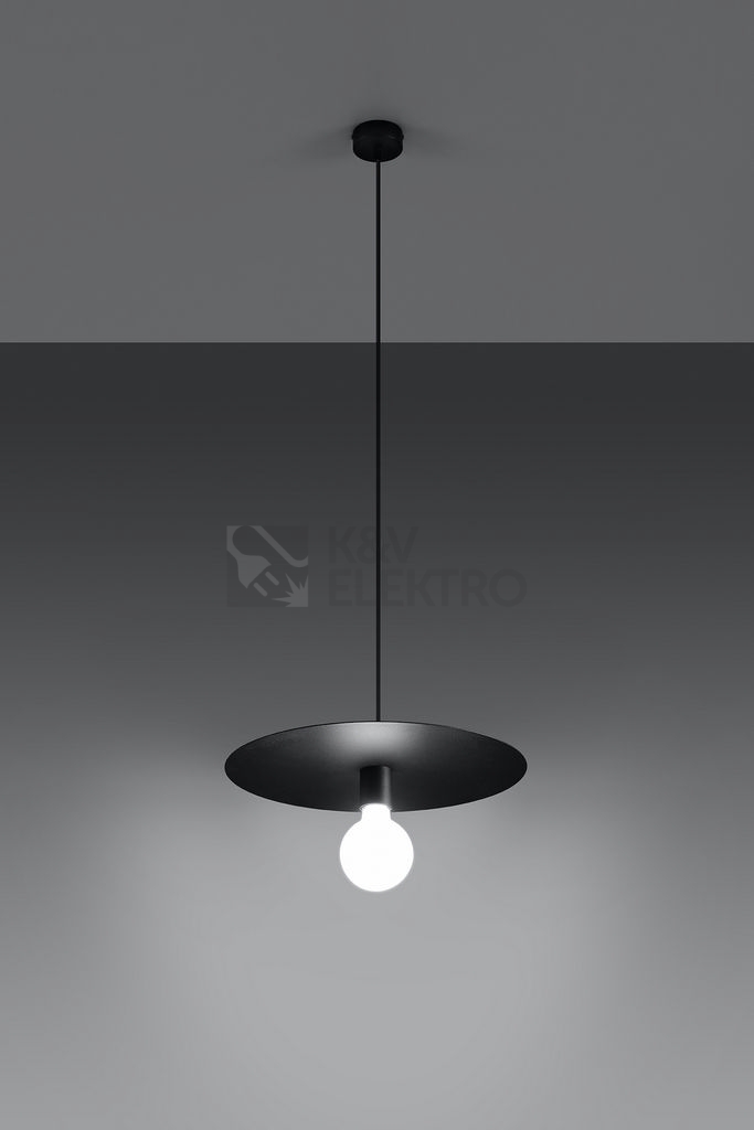Obrázek produktu Lustr SOLLUX Flavio E27 1x60W bez zdroje SL.0853 černá 2