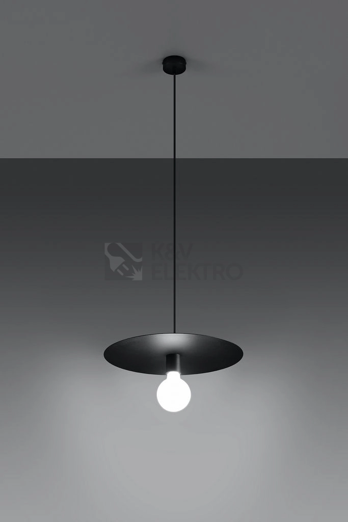 Obrázek produktu Lustr SOLLUX Flavio E27 1x60W bez zdroje SL.0853 černá 2