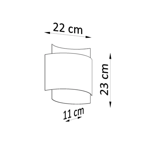 Nástěnné svítidlo SOLLUX Impact G9 1x40W bez zdroje SL.0857 bílá (obrázek 5)