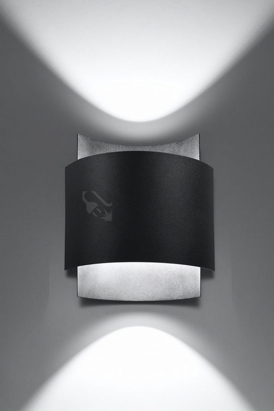 Obrázek produktu Nástěnné svítidlo SOLLUX Impact G9 1x40W bez zdroje SL.0858 černá 2