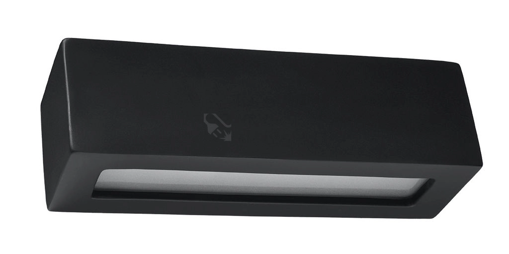 Obrázek produktu Nástěnné keramické svítidlo SOLLUX Vega E27 1x60W bez zdroje SL.0878 černá 0