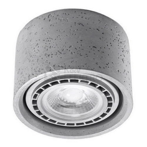 Stropní bodové svítidlo SOLLUX Basic 1 GU10 1x40W bez zdroje SL.0881 beton