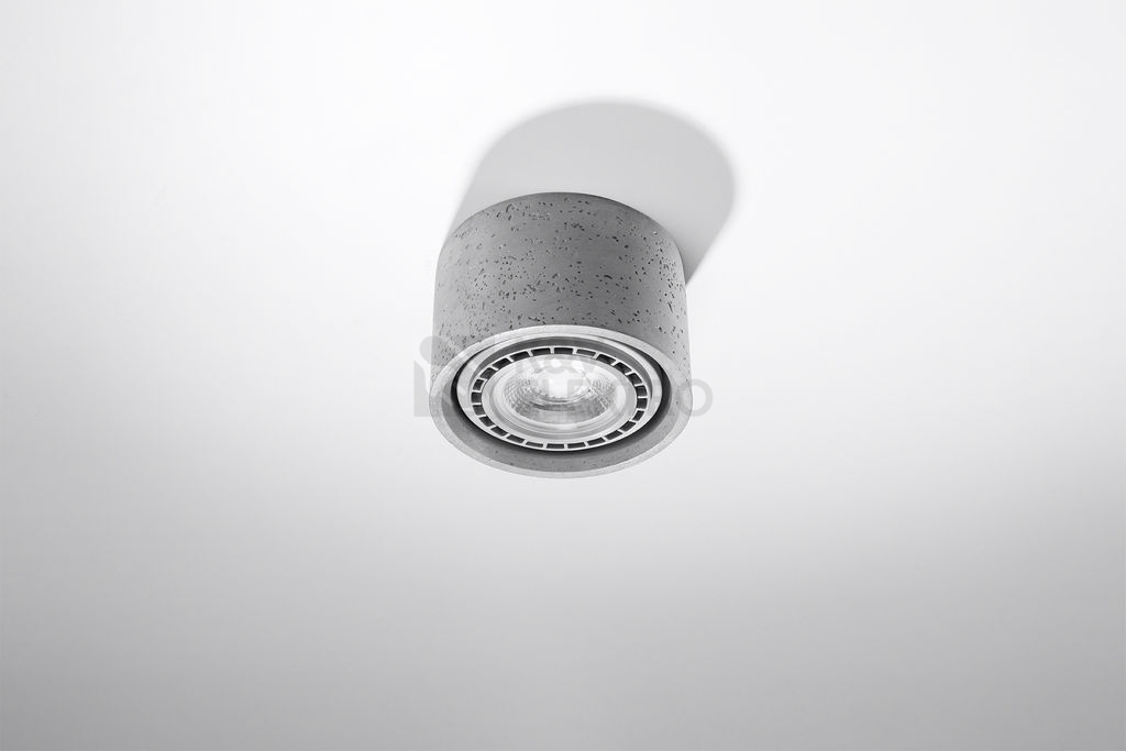 Obrázek produktu Stropní bodové svítidlo SOLLUX Basic 1 GU10 1x40W bez zdroje SL.0881 beton 1