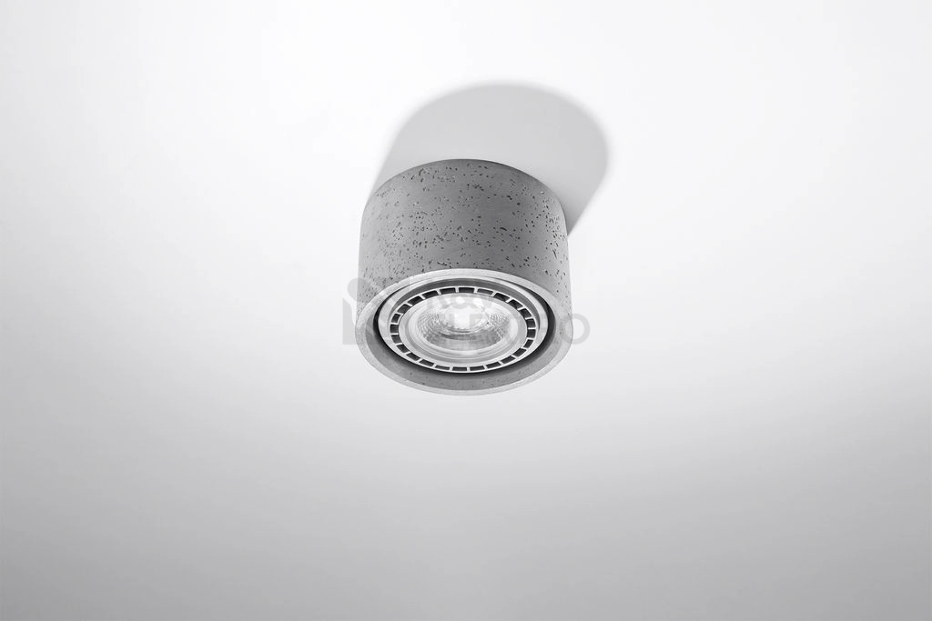 Obrázek produktu Stropní bodové svítidlo SOLLUX Basic 1 GU10 1x40W bez zdroje SL.0881 beton 1