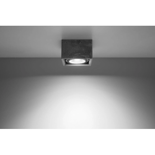 Stropní svítidlo SOLLUX Quatro 1 GU10 1x40W bez zdroje SL.0883 beton (obrázek 4)