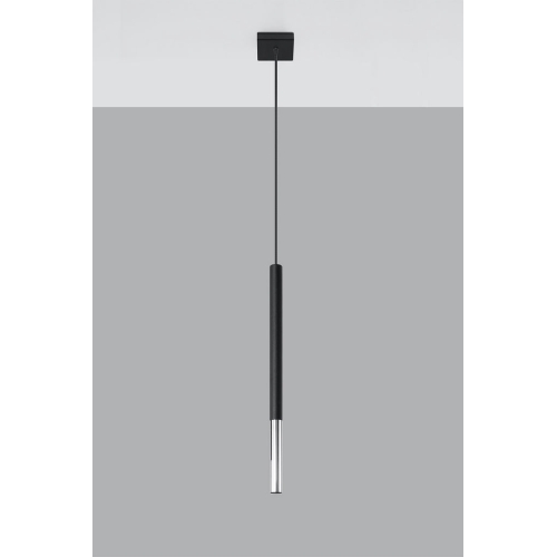 Lustr SOLLUX Mozaica 1 G9 1x40W bez zdroje SL.0885 černá/chrom