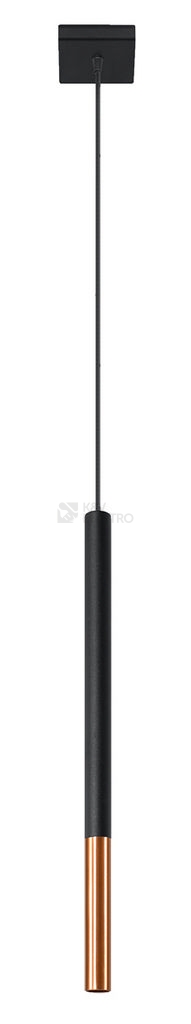 Obrázek produktu Lustr SOLLUX Mozaica 1 G9 1x40W bez zdroje SL.0888 černá/měď 0