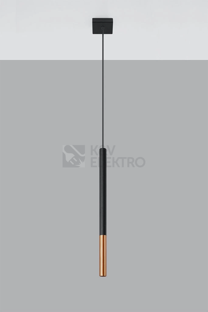 Obrázek produktu Lustr SOLLUX Mozaica 1 G9 1x40W bez zdroje SL.0888 černá/měď 1
