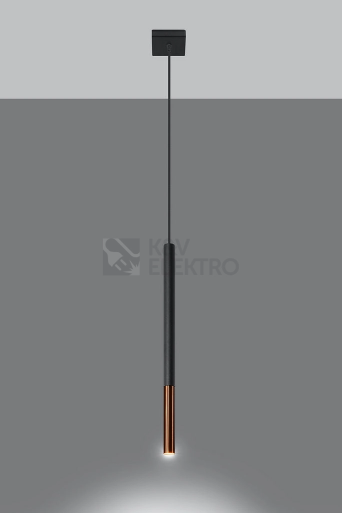 Obrázek produktu Lustr SOLLUX Mozaica 1 G9 1x40W bez zdroje SL.0888 černá/měď 2