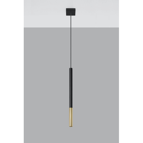 Lustr SOLLUX Mozaica 1 G9 1x40W bez zdroje SL.0891 černá/zlato