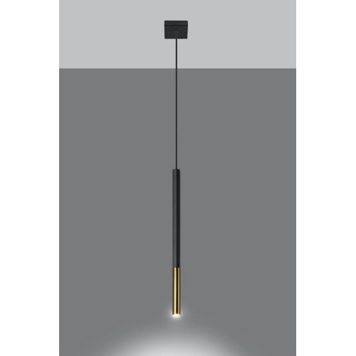 Lustr SOLLUX Mozaica 1 G9 1x40W bez zdroje SL.0891 černá/zlato (obrázek 4)