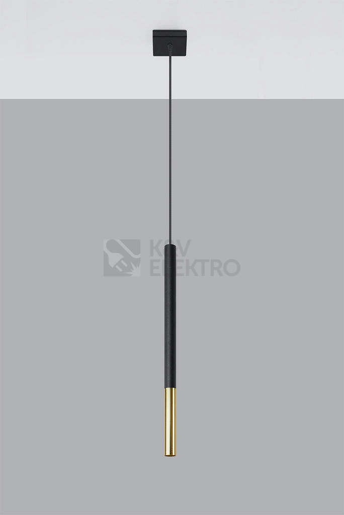 Obrázek produktu Lustr SOLLUX Mozaica 1 G9 1x40W bez zdroje SL.0891 černá/zlato 1