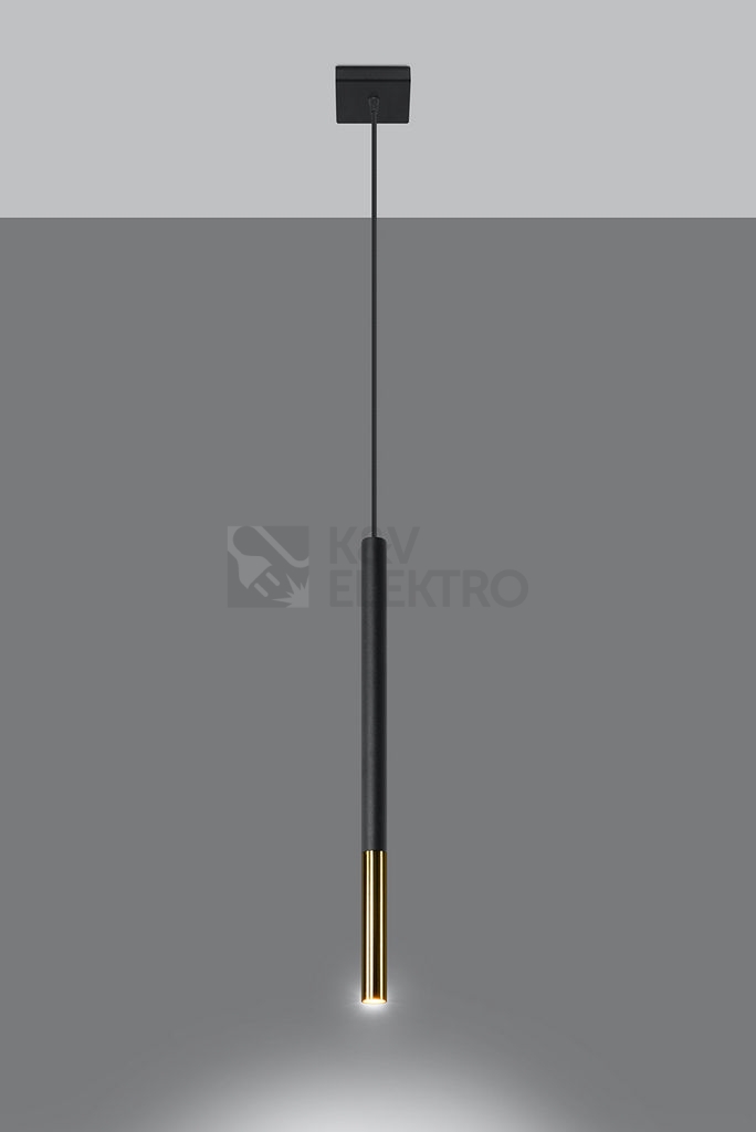 Obrázek produktu Lustr SOLLUX Mozaica 1 G9 1x40W bez zdroje SL.0891 černá/zlato 2