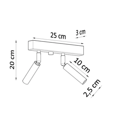 Bodové svítidlo SOLLUX Eyetech 2 G9 2x40W bez zdroje SL.0903 (obrázek 3)