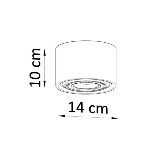 Stropní bodové svítidlo SOLLUX Basic 1 GU10 1x40W bez zdroje SL.0913 přírodní dřevo (obrázek 4)
