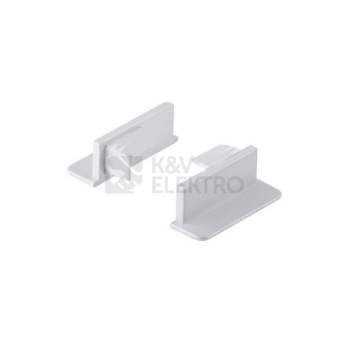 Koncovka LED profilu VE bez otvoru stříbrná McLED ML-762.029.74.0