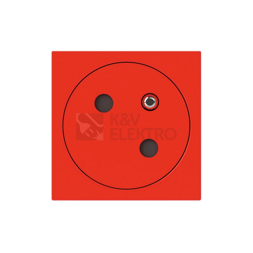 Obrázek produktu  Legrand Mosaic Link zásuvka 077118L červená zarovnané provedení 1