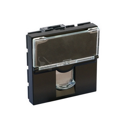 Obrázek produktu Legrand Mosaic zásuvka RJ45 2M Cat. 6 UTP matná černá 079164L 0