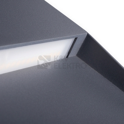Obrázek produktu Orientační svítidlo 230V Kanlux DULI LED 4W-NW-L-GR šedá 4000K neutrální bílá 33750 1