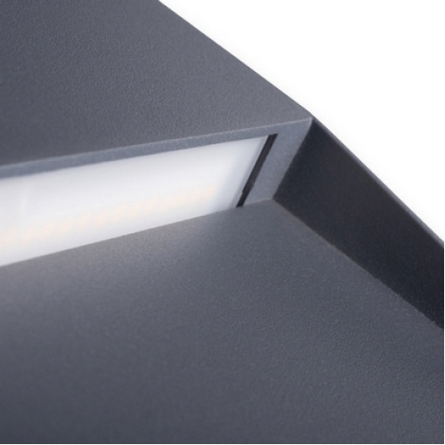 Orientační svítidlo 230V Kanlux DULI LED 6,5W-NW-L-GR šedá 4000K neutrální bílá 33752