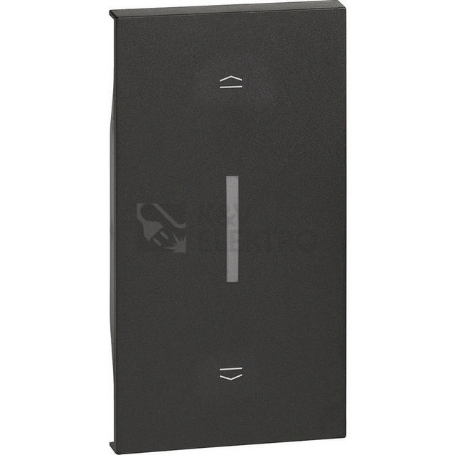 Obrázek produktu Bticino Living now krytka žaluziového spínače 2 moduly černá KG06M2 0