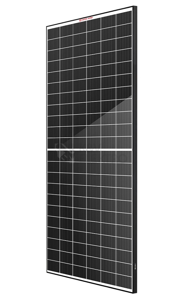 Obrázek produktu  Fotovoltaický solární panel Swiss Solar IBEX 132MHC-EiGER 500Wp černý rám 0