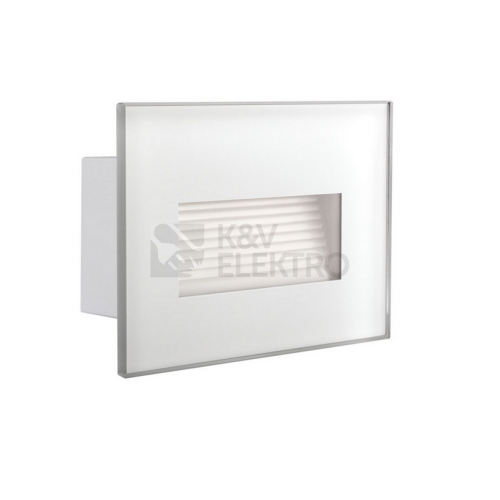 Orientační svítidlo Kanlux GLASI LED 3W P NW-W bílá 4000K neutrální bílá 33693