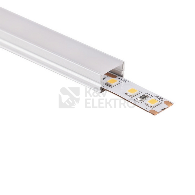 Obrázek produktu Přisazený hliníkový profil McLED PM 12x7mm včetně mléčného difuzoru 2m ML-761.010.74.2 7