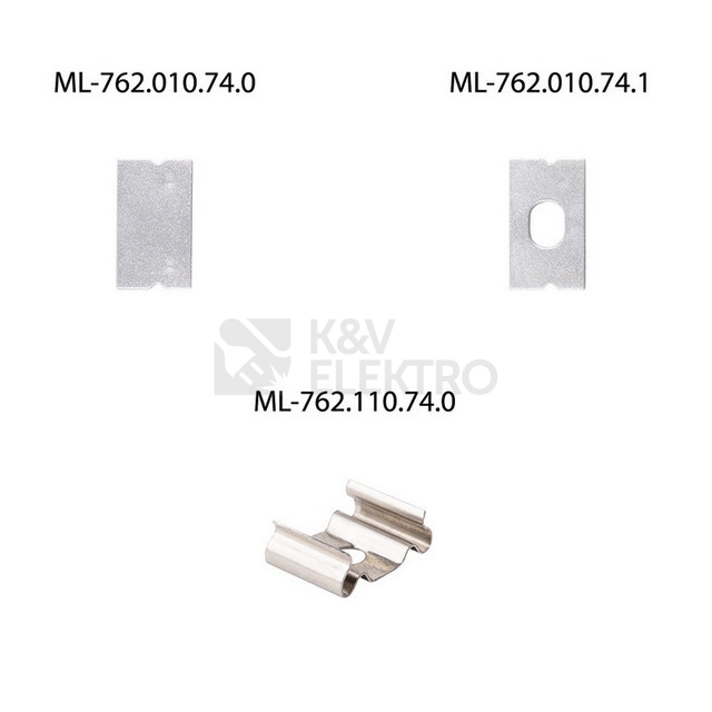 Obrázek produktu Přisazený hliníkový profil McLED PM 12x7mm včetně mléčného difuzoru 2m ML-761.010.74.2 9