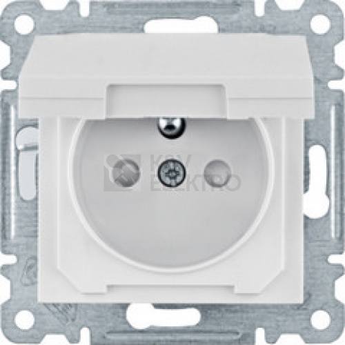 ZASUVKA 2P+E CLONKY IP44 BILA  WL1140