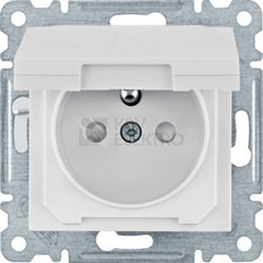Obrázek produktu ZASUVKA 2P+E CLONKY IP44 BILA  WL1140 0
