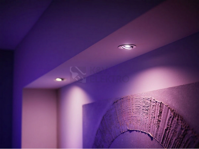 Obrázek produktu  LED žárovka GU10 Philips Hue 2ks 4,3W (50W) White and Color Ambiance (2000-6500K/RGB) stmívatelná 8719514340084 2