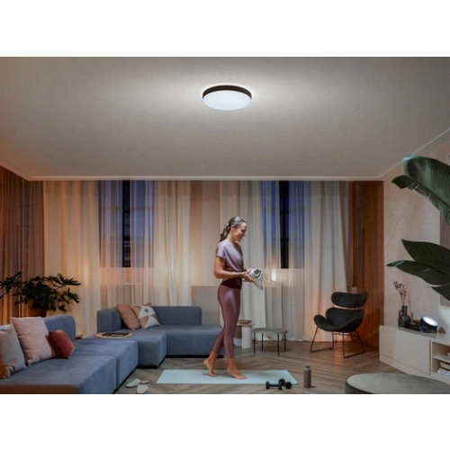 Bluetooth LED stropní svítidlo Philips Hue Enrave L 41160/30/P6 černá 33,5W 2200-6500K s dálkovým ovladačem (obrázek 6)