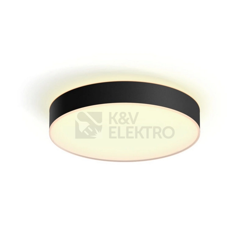 Obrázek produktu Bluetooth LED stropní svítidlo Philips Hue Enrave L 41160/30/P6 černá 33,5W 2200-6500K s dálkovým ovladačem 0
