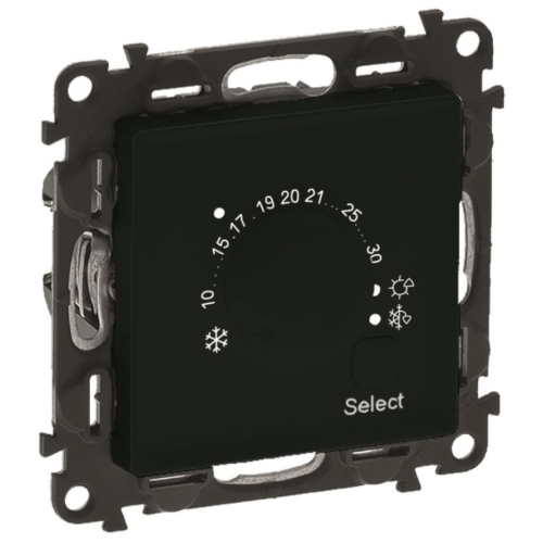 Legrand Valena LIFE termostat černý 756333