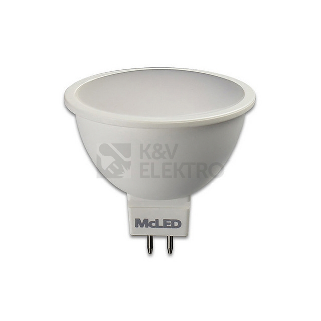 Obrázek produktu LED žárovka GU5,3 MR16 McLED 4,6W (35W) teplá bílá (2700K), reflektor 12V 100° ML-312.158.87.0 1