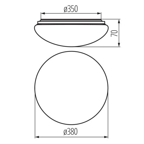 LED svítidlo s čidlem Kanlux Miledo CORSO LED V2 24-NW-SE IP44 neutrální bílá 380mm 31225 (obrázek 4)